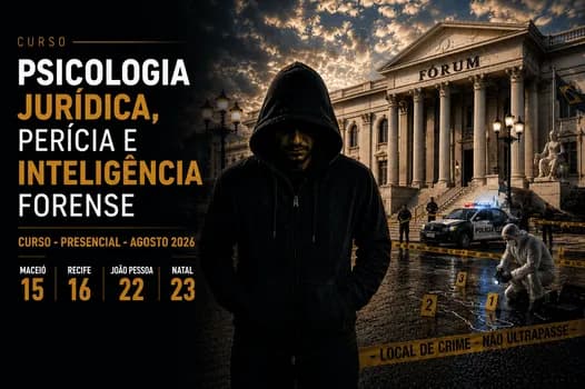 Imagem do PSICOLOGIA JURÍDICA, PERÍCIA e INTELIGÊNCIA FORENSE