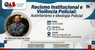 Racismo Institucional e Segurança Pública em Paulínia