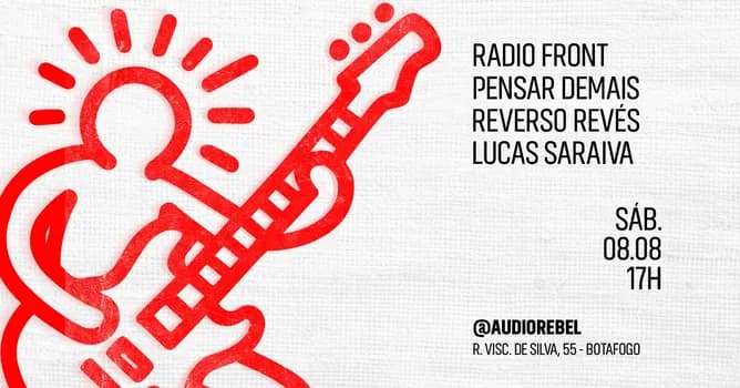 Imagem do Radio Front + Pensar Demais + Reverso Revés + Lucas Saraiva @AudioRebel