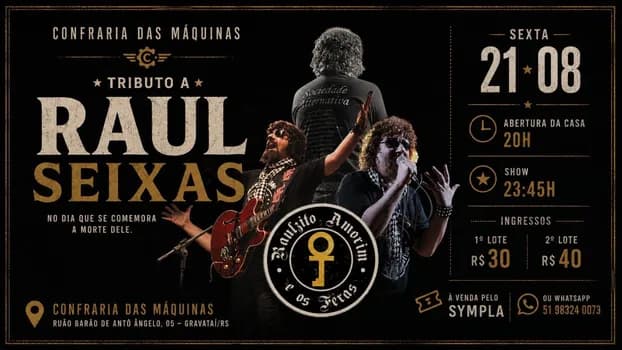 Imagem do Raulzito Amorim e Os Feras! Tributo a Raul Seixas!