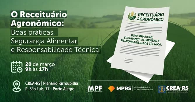 Imagem do Receituário Agronômico: Boas Práticas, Segurança Alimentar e Responsabilidade Técnica