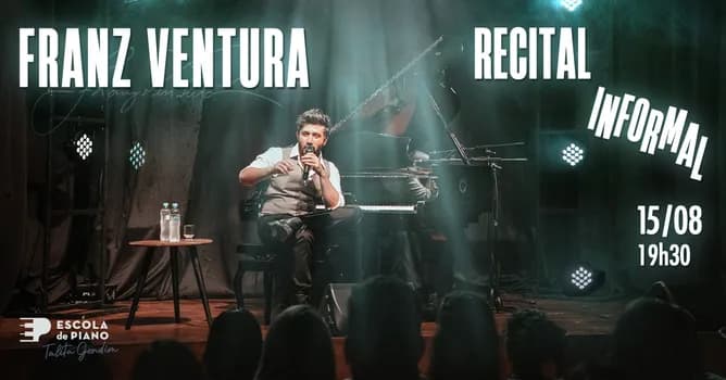 Imagem do Recital de Piano Informal com Franz Ventura