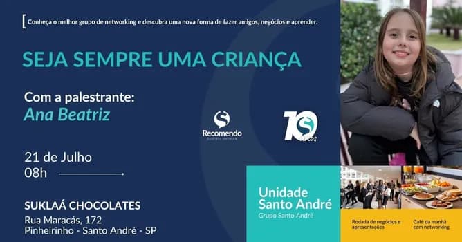 Imagem do Recomendo Santo André - O melhor networking do mundo agora em Santo André.
