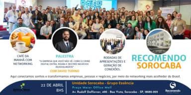 Recomendo Sorocaba, Grupo Essência - O melhor café de negócios da cidade. em Sorocaba