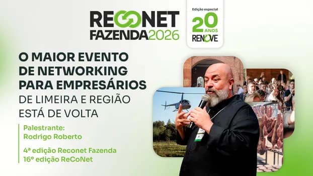 Imagem do ReCoNet Fazenda - Edição 20 anos de Renove Consultoria
