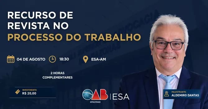 Imagem do RECURSO DE REVISTA NO PROCESSO DO TRABALHO