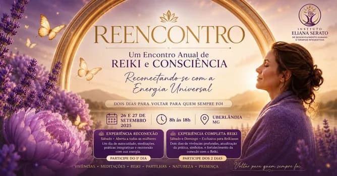 Imagem do REENCONTRO 2026 | Encontro Anual de Reiki e Consciência