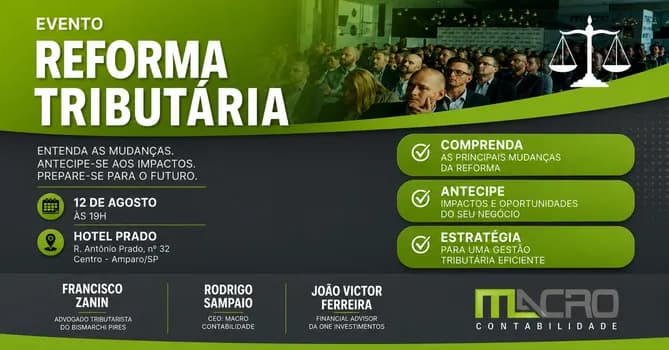 Imagem do REFORMA TRIBUTÁRIA - MACRO CONTABILIDADE