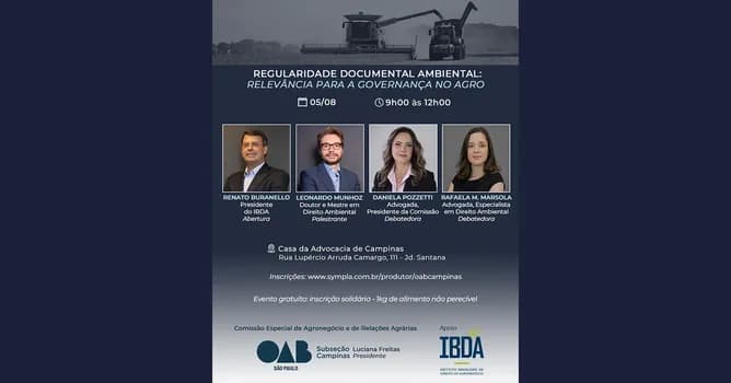 Imagem do Regularidade Documental Ambiental Relevância para a Governança no Agro
