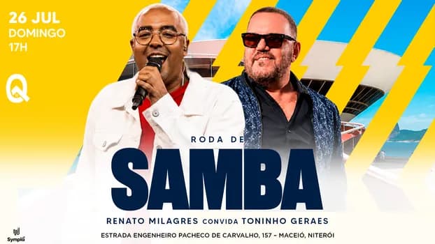 Imagem do RENATO MILAGRES convida TONINHO GERAES na BATUQ NITERÓI!!