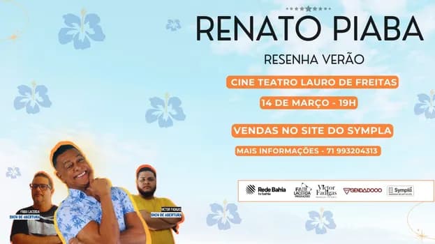 Imagem do RENATO PIABA em RESENHA DE VERÃO - HUMOR e STAND UP COMEDY