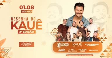 RESENHA DO KAUÊ 2ª EDIÇÃO em Santa Cruz do Sul