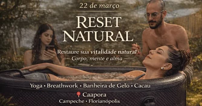 Imagem do RESET NATURAL | Breathwork, Banheira de Gelo, Yoga e Cacau - Campeche, Florianópolis