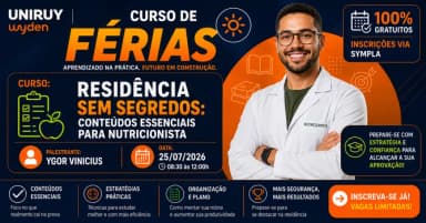 Residência sem segredos: Contéudos Essenciais para Nutricionista em Salvador