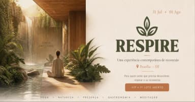 RESPIRE - Imersão de Reconexão By BRAHMANANDA em Brasília