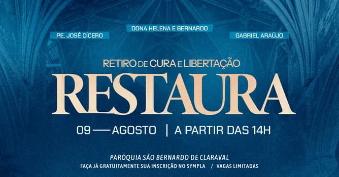 Imagem do RESTAURA - Encontro de Cura e Libertação