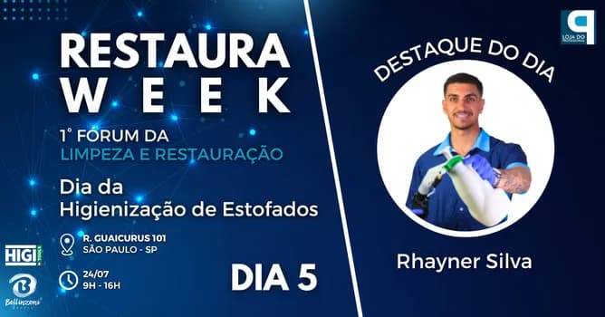 Imagem do RESTAURA WEEK: Dia da Higienização de Estofados