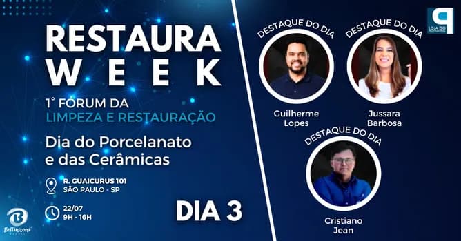 Imagem do RESTAURA WEEK: Dia do Porcelanato e das Cerâmicas