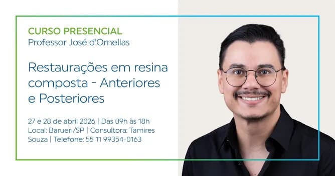 Imagem do Restaurações em resina composta – Anteriores e Posteriores