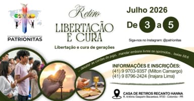Retiro de Libertação e Cura (de 3 a 5 de julho de 2026) em Colombo