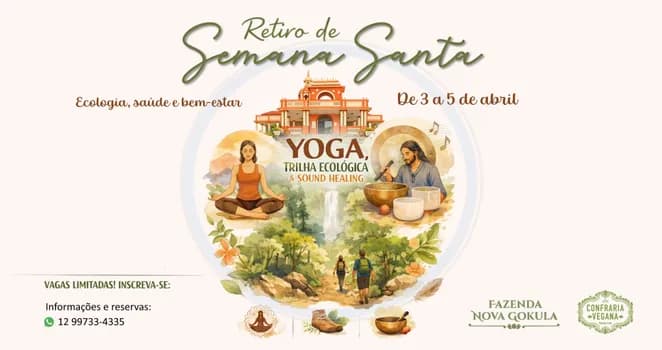 Imagem do RETIRO DE SEMANA SANTA - Ecologia, saúde e bem-estar