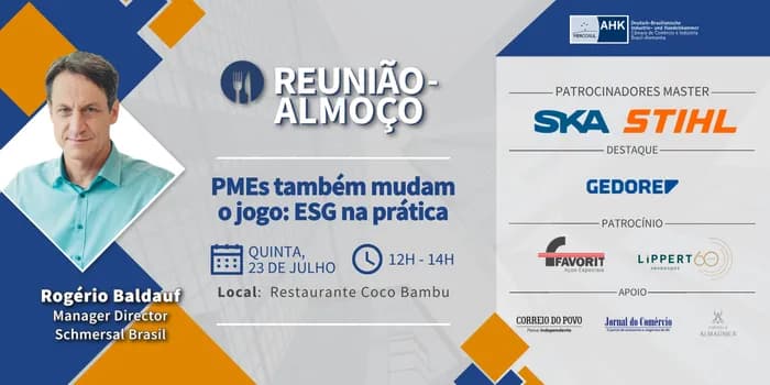 Imagem do Reunião Almoço - PMEs também mudam o jogo: ESG na prática