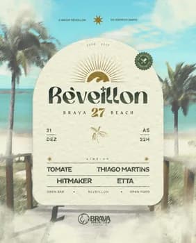 Imagem do Reveillon Brava Beach Club 2027