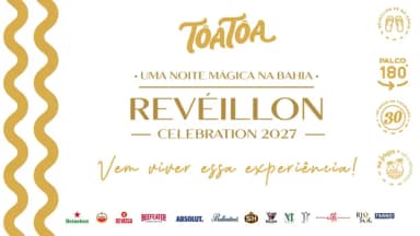 REVEILLON CELEBRATION - TÔA TÔA 2027 - PORTO SEGURO NA BAHIA - OPEN BAR, FOOD E PÉ... em Porto Seguro