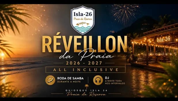 Imagem do Reveillon da praia