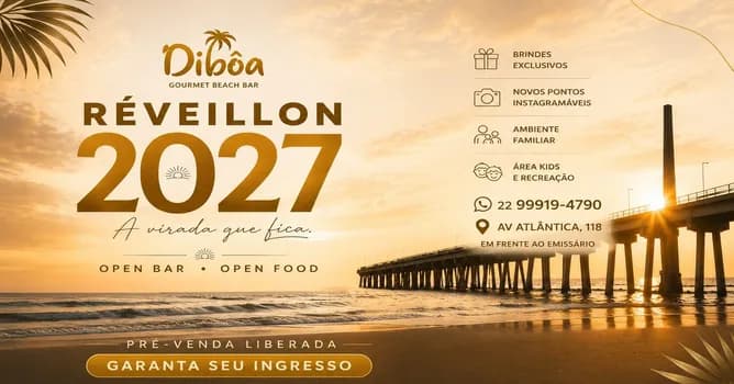 Imagem do Réveillon Dibôa 2027 - A virada que fica.