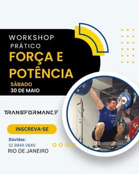 Rio - Força e potência: os melhores exercícios na prática - Turma 5 (2026) em Rio de Janeiro