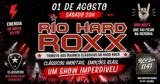 Imagem do RIO HARD ROXX - RETRÔ BAR 1141