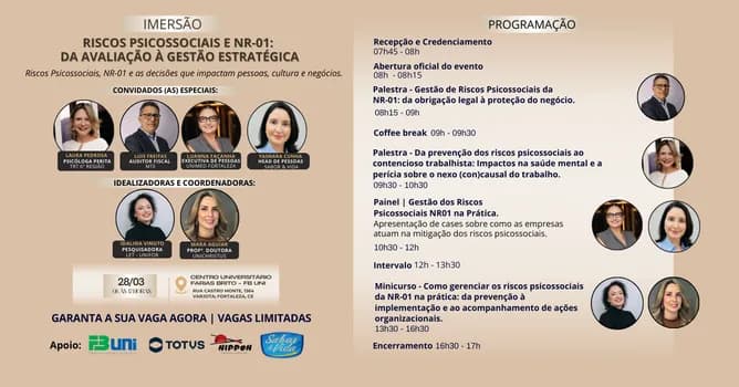 Imagem do Riscos Psicossociais e NR-01: Da Avaliação à Gestão Estratégica