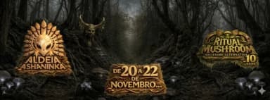 RITUAL MUSHROOM NA ALDEIA - 10 ANOS em Paulo Lopes