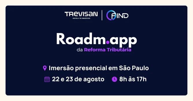 Imagem do Roadm.app da Reforma Tributária: por onde começar? | 2ª turma