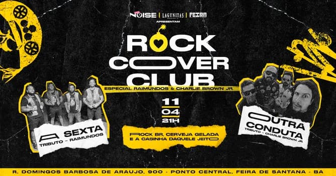 Imagem do Rock Cover Club | Tributos a Raimundos e Charlie Brown Jr.