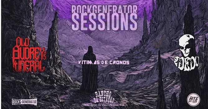 Imagem do Rock Generator Sessions: Old Audrey's Funeral + 2Dedo + Vítimas de Cronos