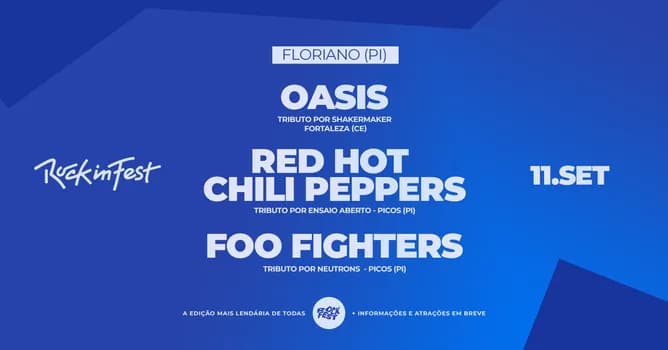 Imagem do Rock In Fest - 11 de Setembro - Floriano