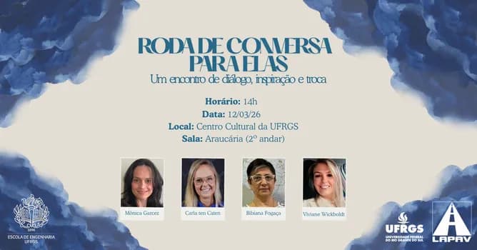 Imagem do Roda de Conversa para Elas (Dia da Mulher) - Engenharia e Infraestrutura