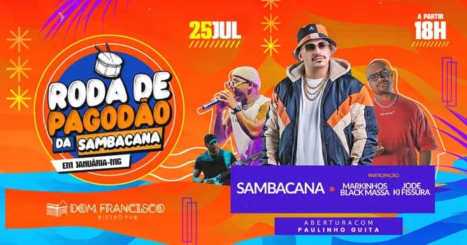 Imagem do RODA DE PAGODÃO DA SAMBACANA - JANUARIA MG