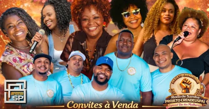 Imagem do RODA DE SAMBA - CREN DEUS PAI - ESPECIAL DIA DAS MULHERES - 8/3