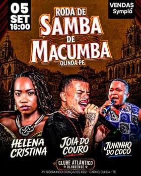 RODA DE SAMBA DE MACUMBA DE OLINDA em Olinda