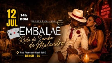 Roda de Samba Embalaê - Canta pra Malandro em Rio de Janeiro