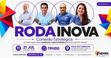 RODA INOVA 2026 | Conexão Estratégica: Um bate-papo sobre mudanças e oportunidades para sua empresa em Pouso Alegre