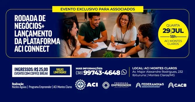 Imagem do Rodada de Negócios e Lançamento da plataforma ACI Connect