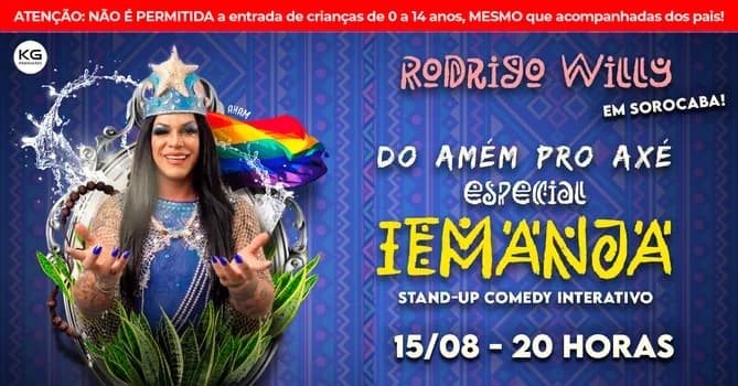 Imagem do RODRIGO WILLY em SOROCABA - Stand up Comedy