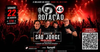 ROTAÇÃO 45 - O Mundo Gira em 45 Rotações em Recife