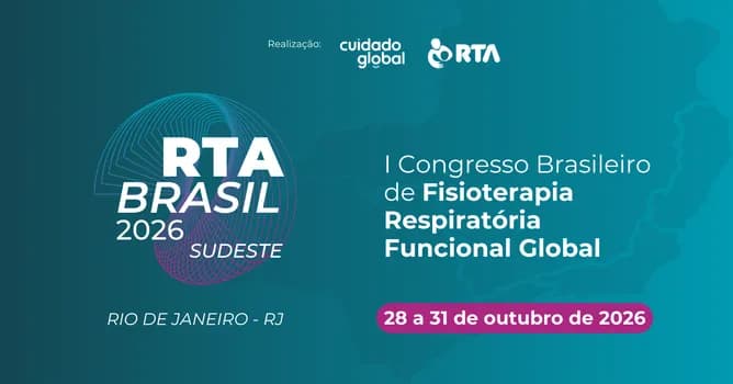 Imagem do RTA Brasil Sudeste - I Congresso Brasileiro de Fisioterapia Respiratória Funcional Global