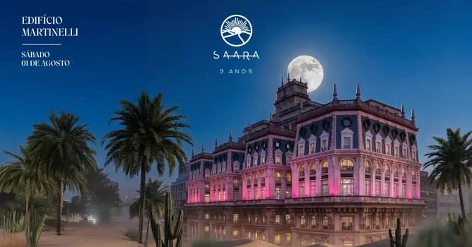 Imagem do SAARA 3 ANOS no Edifício Martinelli! | 01.08