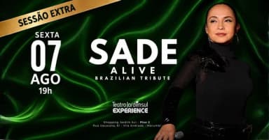 Sade Alive – Brazilian Tribute em São Paulo